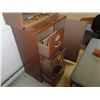 Image 3 : Three Drawer File Cabinet with cupboard