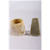 Image 2 : CHINESE JADE ORNAMENTS (2 PIECES) H:3.5"