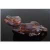 Image 2 : A AGATE CARVED BULL SHAPED ORNAMENT W:5.5" H:4.5"