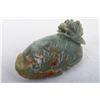 Image 1 : [CHINESE]A  JADE CARVED CHIWEN SHAPED ORNAMENT  L:6" W:2" H:3"