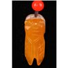 Image 1 : [CHINESE]A HUANGLONG JADE CARVED GOLDEN CICADA L:1.5"