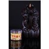Image 1 : A WOOD CARVED ORNAMENT WITH DRAGON L:4" W:3.5" H:10"