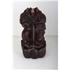 Image 3 : A WOOD CARVED ORNAMENT WITH DRAGON L:4" W:3.5" H:10"