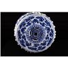 Image 2 : [CHINESE]A PAIR OF BLUE AND WHITE PORCELAIN STOOL PAINTED WITH TWO DRAGONS PLAYING BALL W:7" H:9.75"