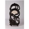 Image 1 : [CHINESE] SUANZHI WOOD FISH DECORATED WITH MARBLE L:13.25"