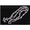 Image 2 : [AMERICAN] "LEONARD KAMHOUT" MARKED SILVER NECKLACE WITH ONE EXTRA PENDANT( 2 PIECES) L:11.4"