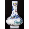 Image 1 : [CHINESE]A "DAQINGQIANLONGNIANZHI"MARKED DOU GLAZED VASE PAINTED WITH DRAGON (MINOR RESTORATION ) W: