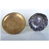 Image 2 : A SET OF "DAO GUANG ER SHI NIAN"MARKED BRONZE TRAY AND TIN MADE BOWL INLAID WITH GEM (2 ITEMS)(MEASU