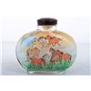 Image 3 : [CHINESE]A  INSIDE PAINTING SNUFF BOTTLE PAINTED WITH HORES L:4" W:1.25" H:3.75"