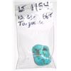 Image 1 : BEAUTIFUL NATURAL TURQUOISE 66.00 CARATS/13.2 GRAMS *MINED IN ARIZONA* POLISHED STONE!! ITEM CAME OU