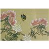 Image 3 : Pair Korean WC Bird&Flowers Silk Painting w/Frame