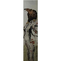 Chinese Eagle Painting Yang Shanshen 1913-2004