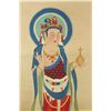 Image 2 : WC Scroll Guanyin w/ Cert Zhang Daqian 1899-1983
