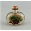 Image 2 : Chinese Peking Glass Carved Snuff Bottle 19th C