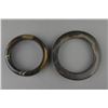 Image 1 : Set of Two Chinese Agate Carved Bangles