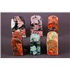 Image 1 : 6 Pc Chinese Varieties Blood Stone Seals