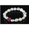 Image 1 : Pearl and Cubic Crystal Bracelet