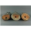 Image 8 : 3 Pc Chinese Simulated Bronze Porcelain Figures