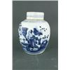 Image 1 : Chinese BW Small Porcelain Jar w/Cover 17/18 C.