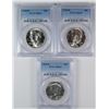 Image 1 : ( 3 ) 1964-D KENNEDY HALF DOLLARS, PCGS MS-64