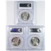 Image 2 : ( 3 ) 1964-D KENNEDY HALF DOLLARS, PCGS MS-64