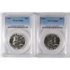 Image 1 : ( 2 ) 1961 FRANKLIN HALF DOLLARS, PROOF-66