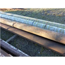3 LENGTHS OF 8 1/2" STEEL PIPE