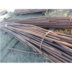 2 BUNDLES OF 1 1/4" + 1 1/2" TUBING (BENT)