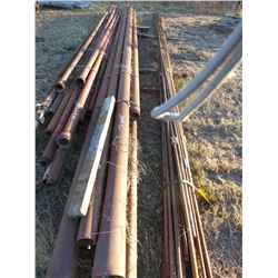 BUNDLE OF 3 1/2" - 5" TUBING & BUNDLE OF 3/4" SUCKER ROD