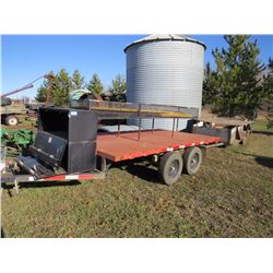 12' TANDEM AXLE BALL HITCH TRAILER