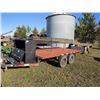 Image 1 : 12' TANDEM AXLE BALL HITCH TRAILER