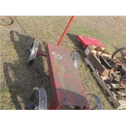 FOUR STEEL WHEEL CART