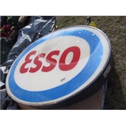 ESSO DOUBLE SIDED ILLUMINATED SIGN