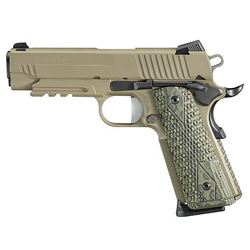 Sig Sauer 1911 Carry Scorpion 45ACP 4.2" 8+1 Hogue G10 Piranha Grip FDE 798681432479