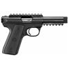 Image 1 : Ruger 22/45 Threaded Barrel Semi Auto Handgun 22LR 4.5TB 10RD Wood Grips Blued UPC: 736676101498