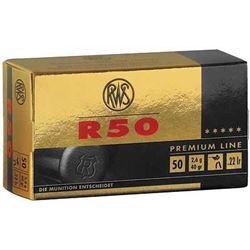 RWS Umarex Lead Round Nose 22 LR Ammo 40 Grain 500 Rounds 4000294134180