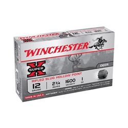 Winchester X12RS15 Super-X Rifled Lead 12 ga 2.75" 1 oz Slug 250 shells 020892000414