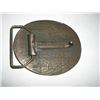 Image 2 : VINTAGE *JACKSON HOLE-WYOMING* MOOSE BELT BUCKLE STAMPED *1976 MADE IN JACKSON HOLE WYOMING STUDIOS 