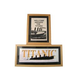 Titanic Framed Photos Movie Props