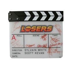 The Losers Cast Autographed Slate