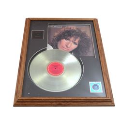 Barbra Streisand Gold Record