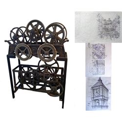 Kate & Leopold Clock Mechanics, Pencil Sketches, and Storyboards