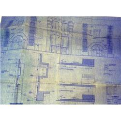 The Aviator Blueprints of Grauman's Chinese Theater (set of 3)