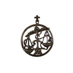 Harry Potter and Philosopher's Stone Metal Scale Pendant Movie Props