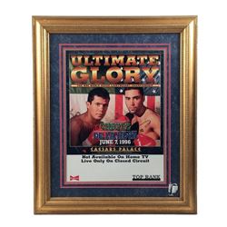 Chavez vs. De La Hoya Autographed Poster