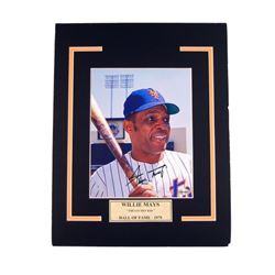 Willie Mays Mets Autographed Photo