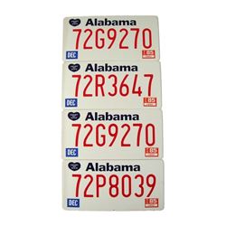 Forrest Gump Alabama License Movie Props