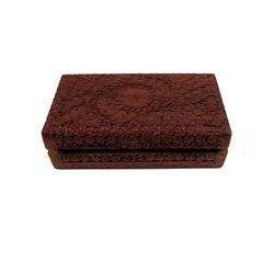 Pirates Of The Caribbean Sao Feng's Lair Carved Wood Box Movie Props