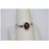 Image 1 : 1.75 CTW RUBY RING .925 STERLING SILVER