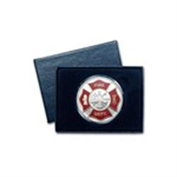 1 oz Silver Round - Fire Department (Enameled, w/Box &